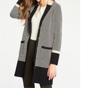 Plaid cardigan in size small